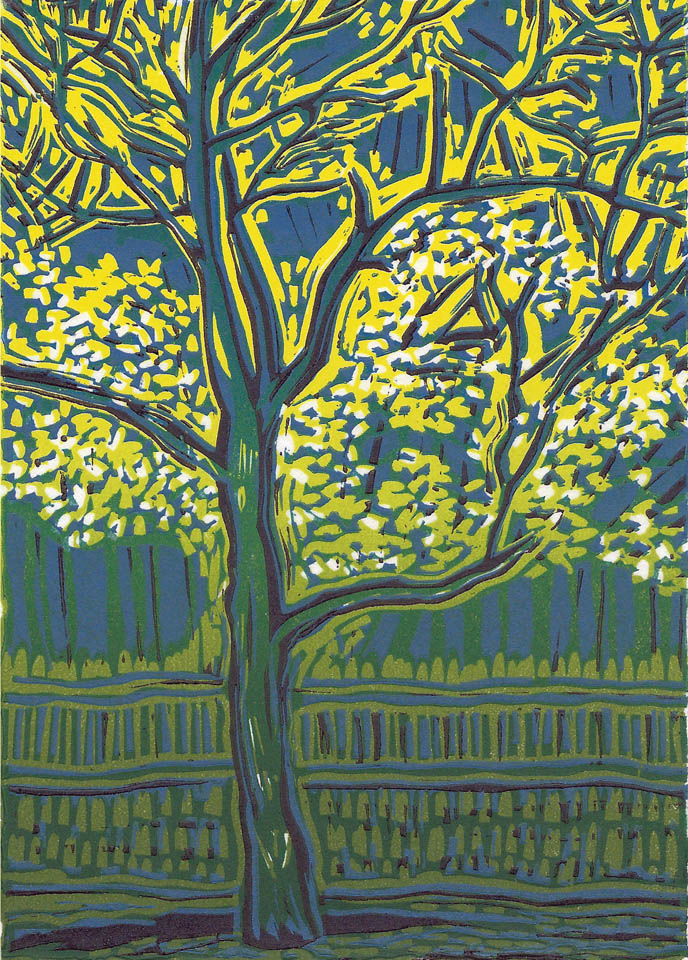 jauneth-skinner-©-2010-dogwood-tree-linocut-print